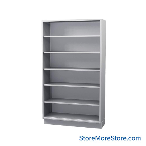 Commercial Stainless Steel Shelving, 48" W x 18" D x 83.75" H, Flat Top